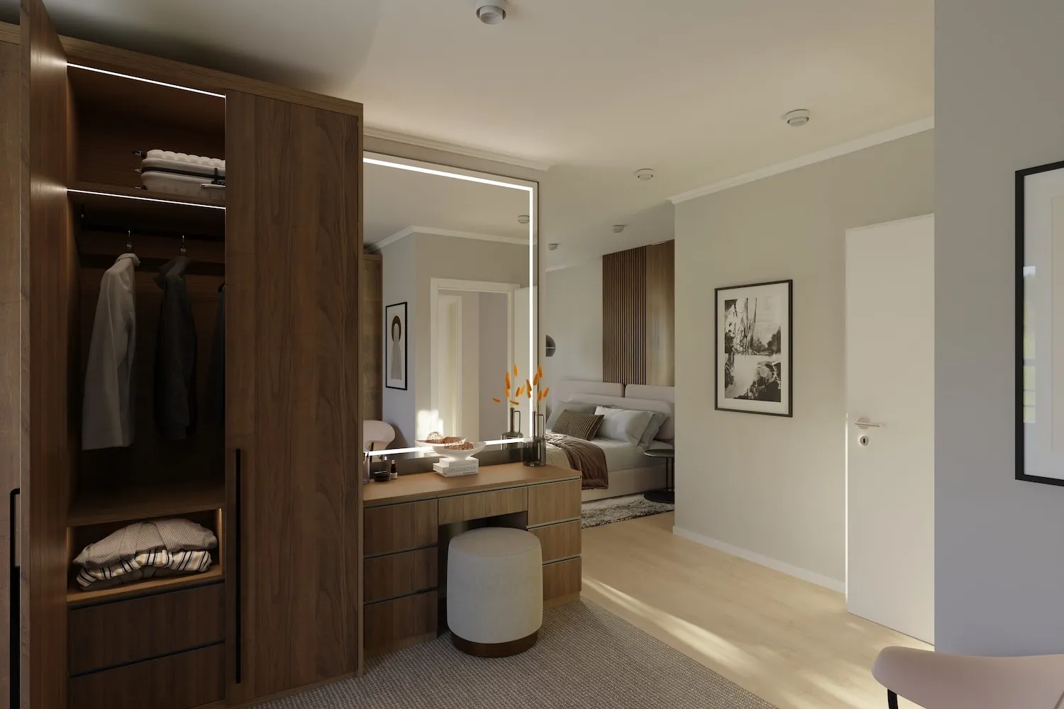 Ankleidezimmer, Interior Rendering