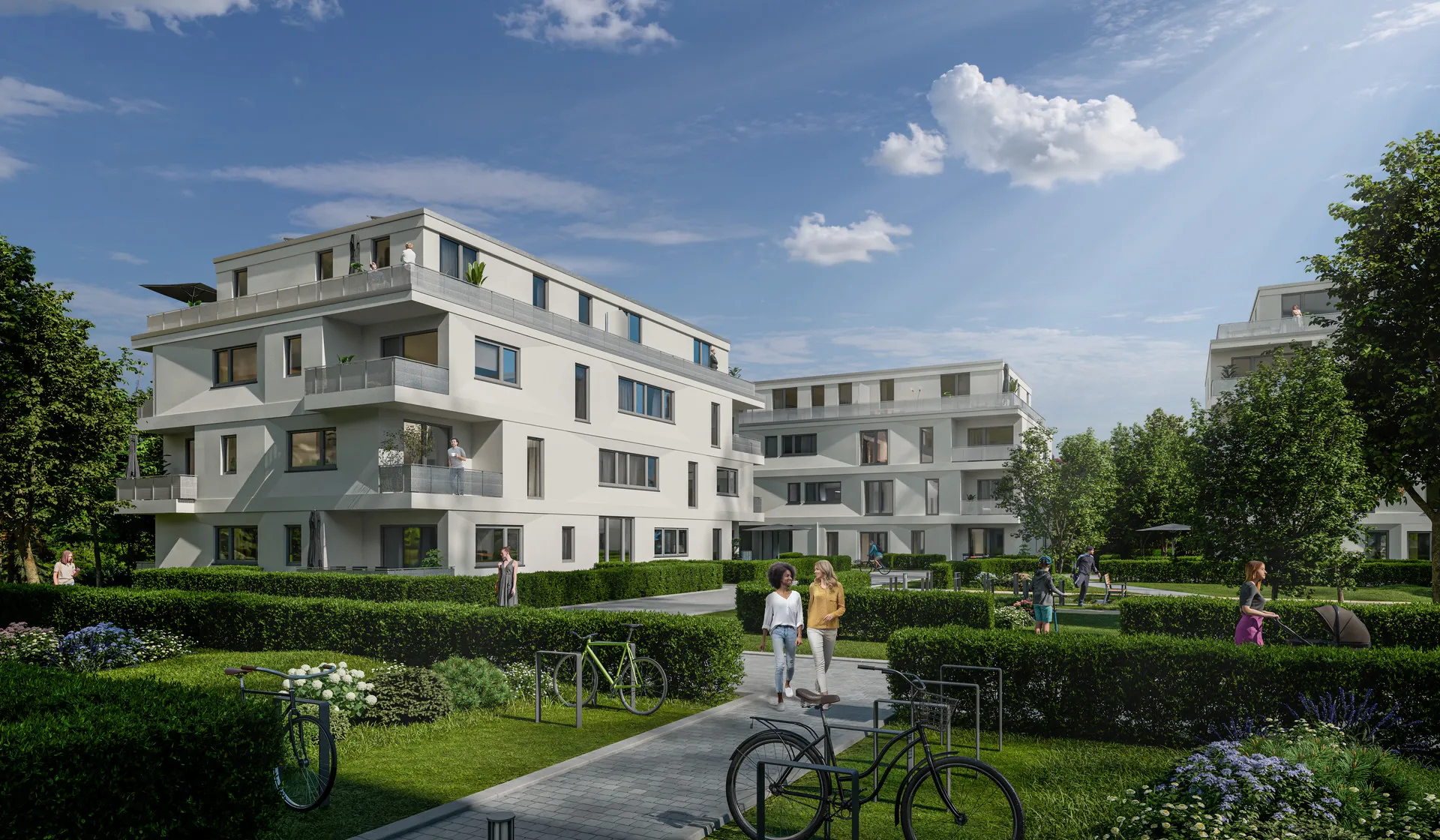 Neubauprojekt Waldpanorama Berlin, Außenvisualisierung