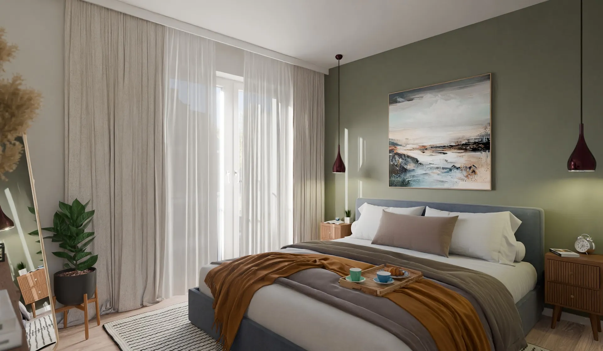 Schlafzimmer Eigentumswohnung, Kaiserquartier (Bonava)