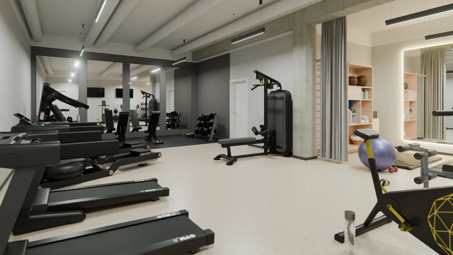 Fitnessbereich