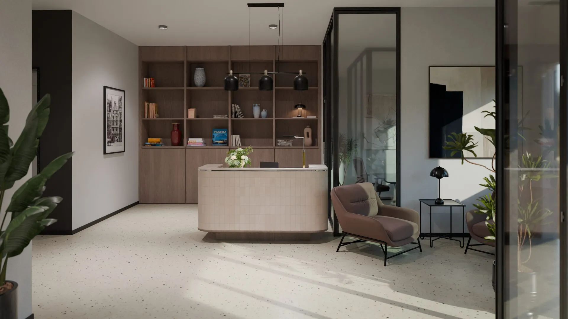 Lobby, Innenvisualisierung