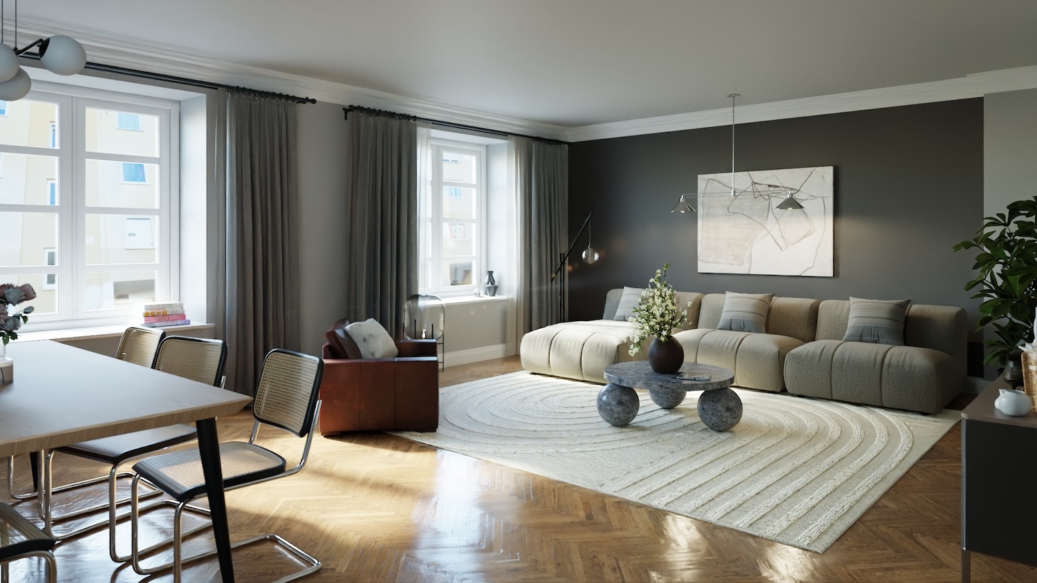 3D Visualisierung Altbau München