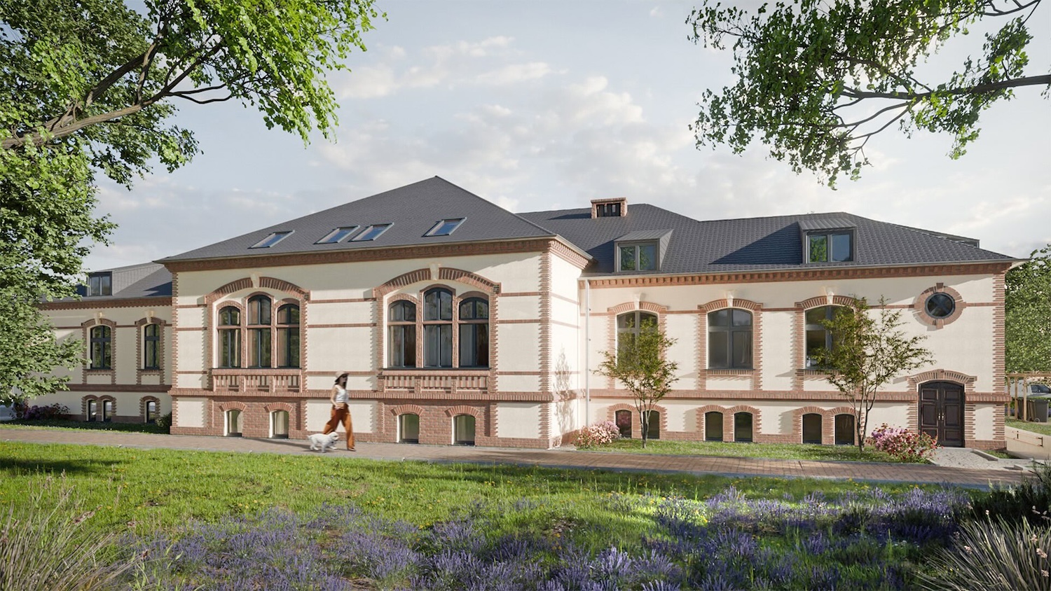 Altbau Ansicht 3D Visualisierung