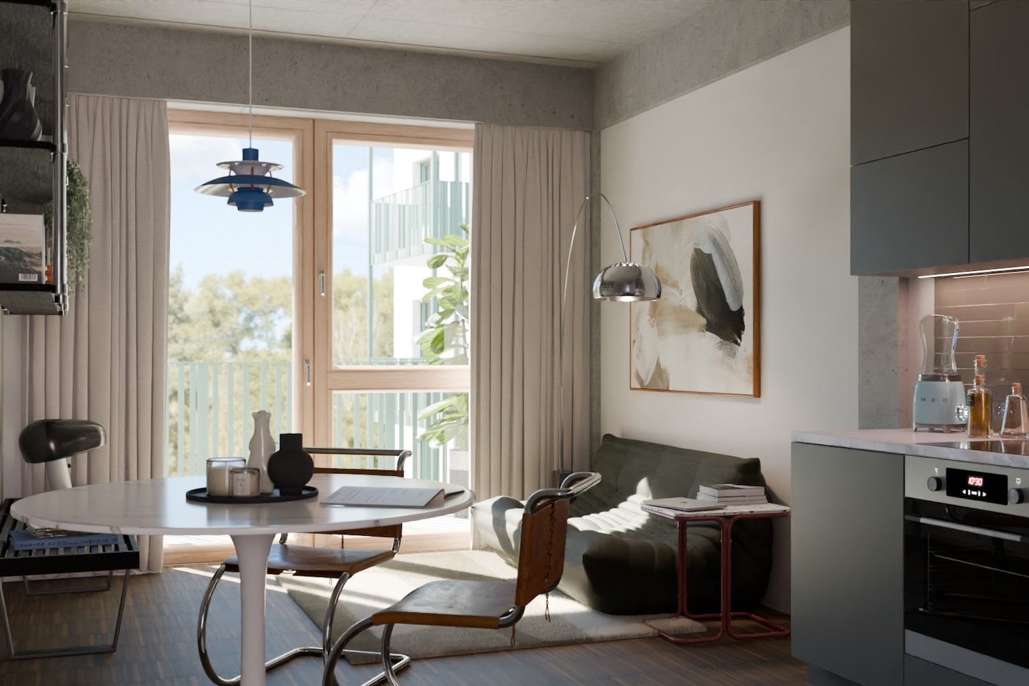 Innenraum Architekturvisualisierung