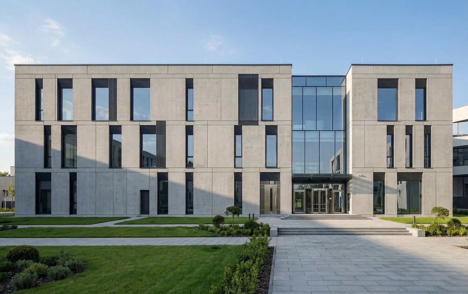 Bürogebäude 3D Visualisierung