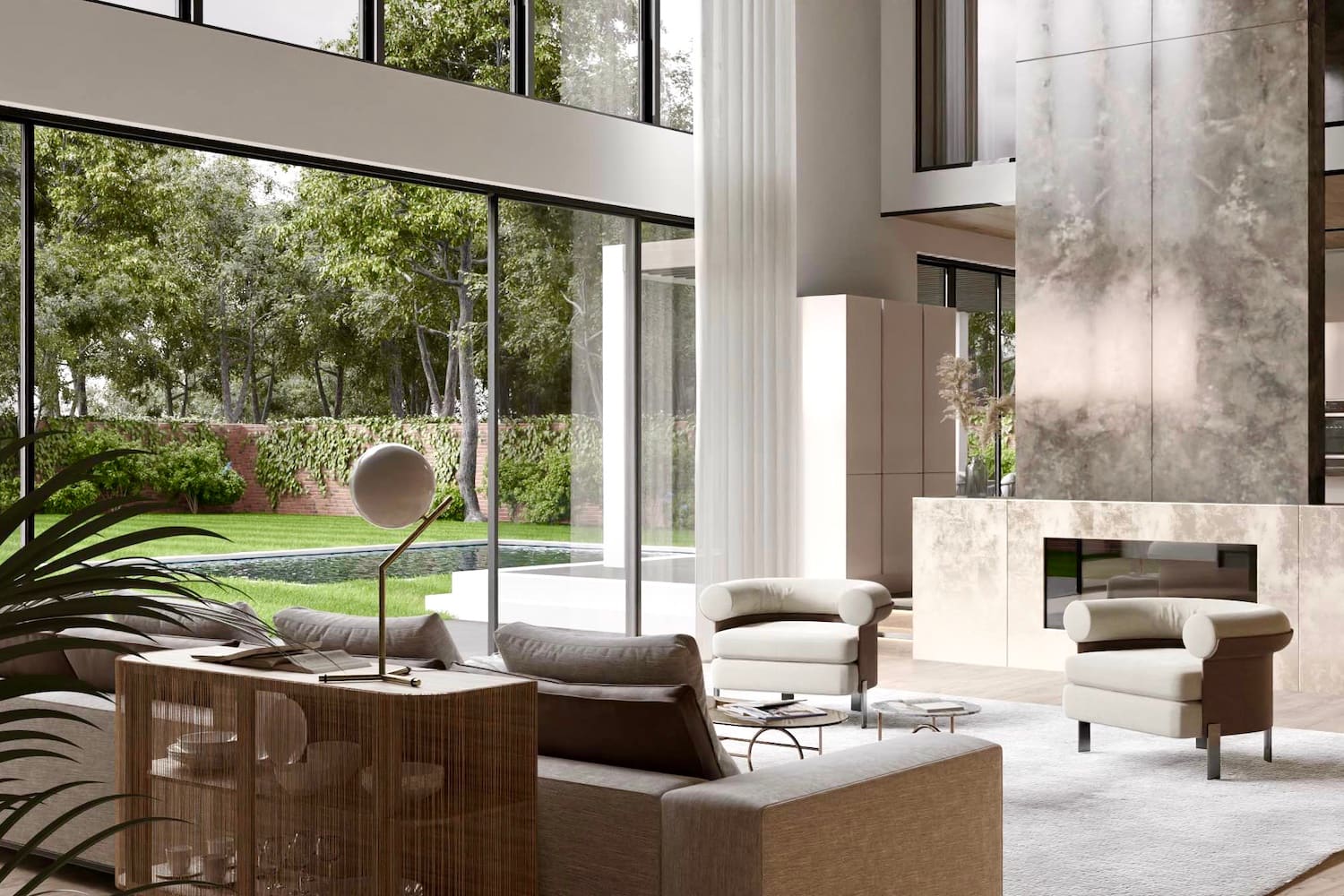 Wohnzimmer 3D Innenraum